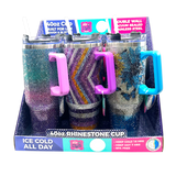 40 oz Insulated Rhinestone Cup - 6 Pieces Per Retail Ready Display 24911