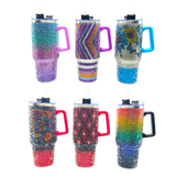 40 oz Insulated Rhinestone Cup - 6 Pieces Per Retail Ready Display 24911