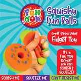 SquishandSqueeze Donut Toy - 12 Pieces Per Retail Ready Display 25083