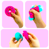 SquishandSqueeze Donut Toy - 12 Pieces Per Retail Ready Display 25083
