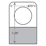Merchandising Fixture - Adhesive Hang Tabs Sheet 975230 NOVELTY INC