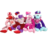 Valentine's Day Jumbo Plush Monkey - 4 Pieces Per Pack 22602