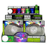 Disco Glass Ashtray with Sound Activated LED Lights - 6 Pieces Per Retail Ready Display 23743