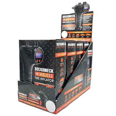 ITEM NUMBER 023772 WIRELESS TIRE INFLATOR 4 PIECES PER DISPLAY