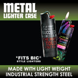Metal Lighter Case- 12 Pieces Per Retail Ready Display 23785