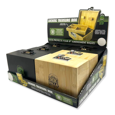 ITEM NUMBER 023893 LOCKING TREASURE BOX 6 PIECES PER DISPLAY