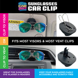 Sunglasses Car Vent & Visor Clip- 6 Pieces Per Retail Ready Display 23989