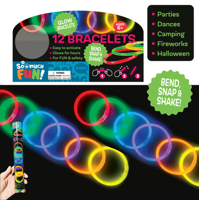 ITEM NUMBER 024034 12 PACK GLOW BRACELETS 12 PIECES PER PACK