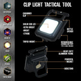Tactical Tool with LED Clip Light - 6 Pieces Per Retail Ready Display 24345