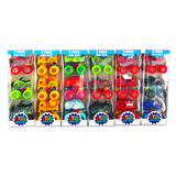 WHOLESALE VALUE 3-PACK LIGHT UP TOY CARS 6 PACKS PER DISPLAY 24453