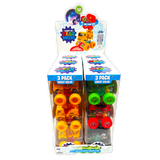 WHOLESALE VALUE 3-PACK LIGHT UP TOY CARS 6 PACKS PER DISPLAY 24453