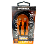 Charging Cable Roughneck USB-C to USB-C 10FT 2.4 Amp- 3 Pieces Per Pack 24571