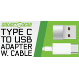 Charging Cable USB-C to USB-C with USB Adapter 3FT 3 Amp- 6 Pieces Per Retail Ready Display 24835