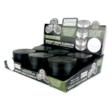 Metal 4 Piece Grinder 63MM - 6 Pieces Per Retail Ready Display 24865GPBLACK
