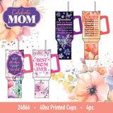 Mother's Day Celebrate Mom Assortment Floor Display- 72 Pieces Per Retail Ready Floor Display 88525