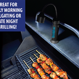 Grill LED Flashlight Matte Finish with Magnetic Stand - 6 Pieces Per Retail Ready Display 24969