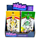 Zodiac 3-Piece Bead Bracelets - 12 Pieces Per Retail Ready Display 25069