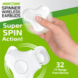Wireless Earbuds with Fidget Spinner Case- 6 Pieces Per Retail Ready Display 25114