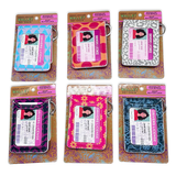 Vegan Leather Wallet Keychain - 6 Pieces Per Retail Ready Display 25130 NOVELTY INC
