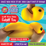 Fun Doh Jumbo Squishy Duckeez - 4 Pieces Per Retail Ready Display 25291