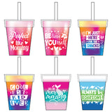 Silicone 8oz Kids Toddler Kiddo Super Cups - 6 Pieces Per Retail Ready Display 25604