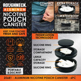 Nicotine Pouch And Storage Canisters  - 6 Pieces Per Retail Ready Display 25681