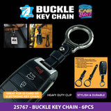 Buckle Key Chain - 6 Pieces Per Retail Ready Display 25767