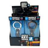 Buckle Key Chain - 6 Pieces Per Retail Ready Display 25767