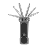 8-In-1 Pocket Toolkit Multi-Tool with Lights - 6 Pieces Per Retail Ready Display 25789