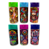 Full Print Glass Butt Bucket Ashtray - 6 Pieces Per Retail Ready Display 25830 - NOVELTY INC WHOLESALE
