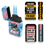 Patriotic Gearhead Dual Torch Lighter - 12 Pieces Per Retail Ready Display 25838
