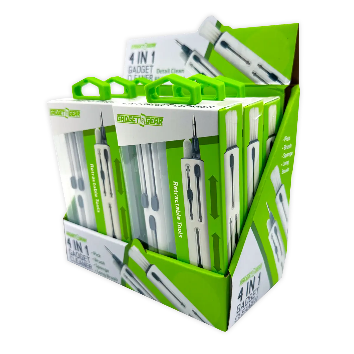 Tech Cleaner 4 in 1 Tool - 6 Pieces Per Retail Ready Display 25944 - NOVELTY INC WHOLESALE