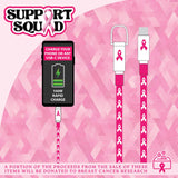 Breast Cancer Awareness Pink Support Squad Assortment Floor Display - 68 Pieces Per Retail Ready Display 88607