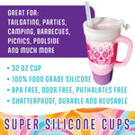 Silicone Cup Drinkware Assortment Floor Display - 32 Pieces Per Retail Ready Display 88608 NOVELTY INC