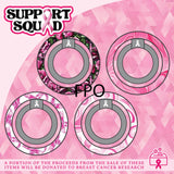 Breast Cancer Awareness Pink Support Squad Assortment Floor Display - 68 Pieces Per Retail Ready Display 88607