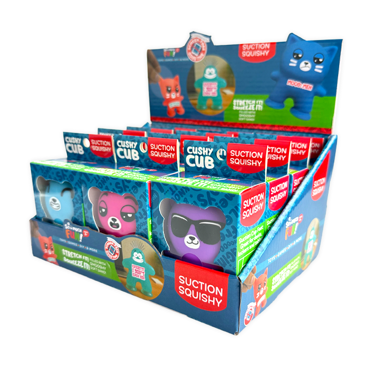 Emotional Support Suction Squishy - 12 Pieces Per Retail Ready Display 26106 KIPP BROTHERS