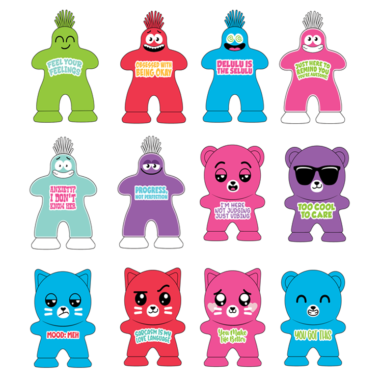 Emotional Support Suction Squishy - 12 Pieces Per Retail Ready Display 26106 KIPP BROTHERS