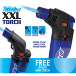 XXL Torch Lighter with Bonus Mini Torch Blister 2-Pack Sets - 6 Sets Per Display 26234 TORCH BLUE