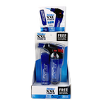 XXL Torch Lighter with Bonus Butane Refill Blister 2-Pack Sets - 6 Sets Per Display 26244 TORCH BLUE