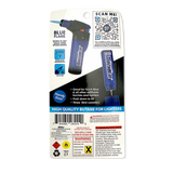 XXL Torch Lighter with Bonus Butane Refill Blister 2-Pack Sets - 6 Sets Per Display 26244 TORCH BLUE