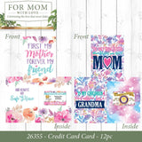 Mothers Day For Mom with Love Assortment Floor Display - 86 Pieces Per Retail Ready Display Kit 88624 NOVELTY INC