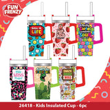 Fun Frenzy Toy Assortment Floor Display - 130 Pieces Per Retail Ready Display Kit 88625 NOVELTY INC