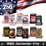 Patriotic USA 250 Floor Display - 78 Pieces Per Retail Ready Display Kit 88626 NOVELTY INC