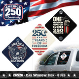 Patriotic USA 250 Floor Display - 78 Pieces Per Retail Ready Display Kit 88626 NOVELTY INC