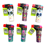 Molded Skull XXL Torch Lighter- 6 Pieces Per Retail Ready Display 40298