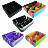 Silicone Ashtray with Assorted Colors - 6 Per Retail Ready Display 40957