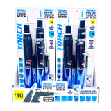 Thin Pivot Torch Stick Lighter 2 Pack Set - 10 Packs Per Retail Ready Display 41524