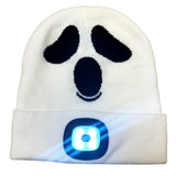 Halloween Knit Hat Beanie LED Light Assortment Floor Display - 36 Pieces Per Retail Ready Display  88463