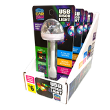 Mood Light Mini USB Disco Ball - 4 Pieces Per Retail Ready Display 41677