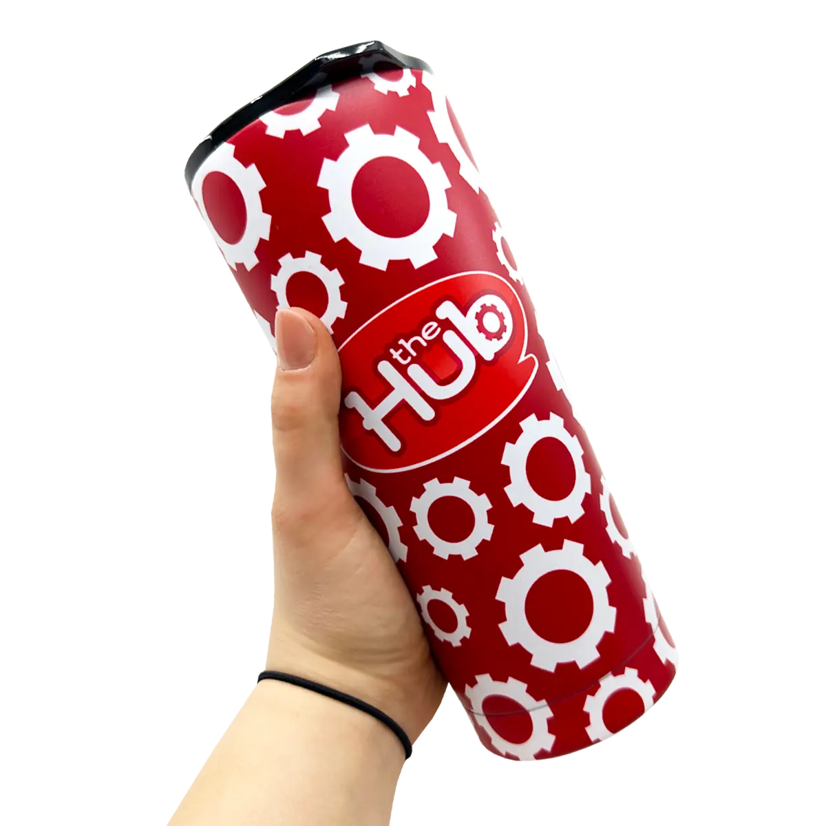 24 oz Stainless-Steel Insulated Printed Cup The Hub - 6 Pieces Per Pack 41778 - NOVELTY INC WHOLESALE